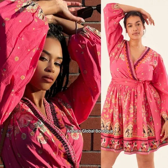 RARE NWT ANTHROPOLOGIE Raquel Floral Embroidered Beaded Mini Dress. Size 3X - Picture 2 of 16